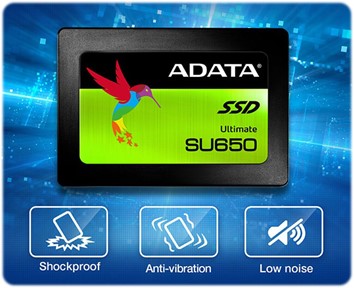 اینفوگرافی ویژگی‌های اس اس دی ADATA SU650