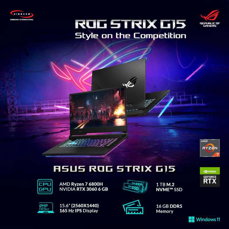 لپ تاپ گیمینگ ایسوس مدل ASUS ROG STRIX G513RM R7 16GB 1TB SSD 6GB
