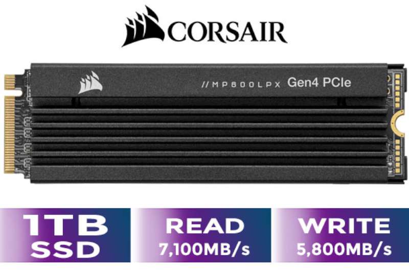 حافظه SSD کورسیر مدل CORSAIR MP600 PRO LPX M.2 2280 1TB NVMe